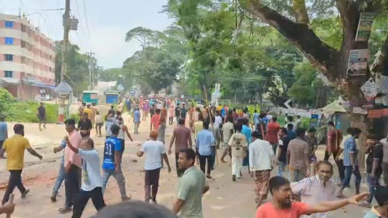 ব্রাহ্মণবাড়িয়ায় দুই গ্রামবাসীর সংঘর্ষ, আহত অর্ধশতাধিক