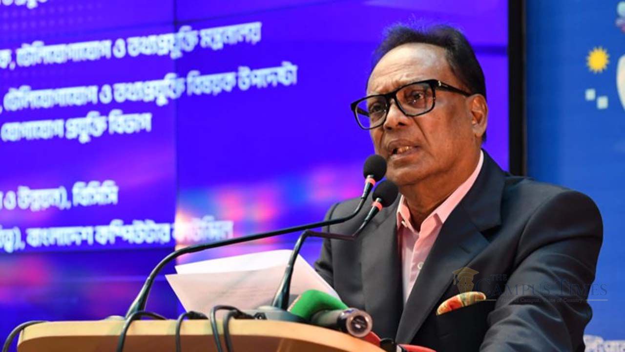 ‎ডাক, টেলিযোগাযোগ ও তথ্যপ্রযুক্তি মন্ত্রণালয় এবং বিজ্ঞান ও প্রযুক্তি মন্ত্রণালয়ের মন্ত্রী ফকির মাহবুব আনাম