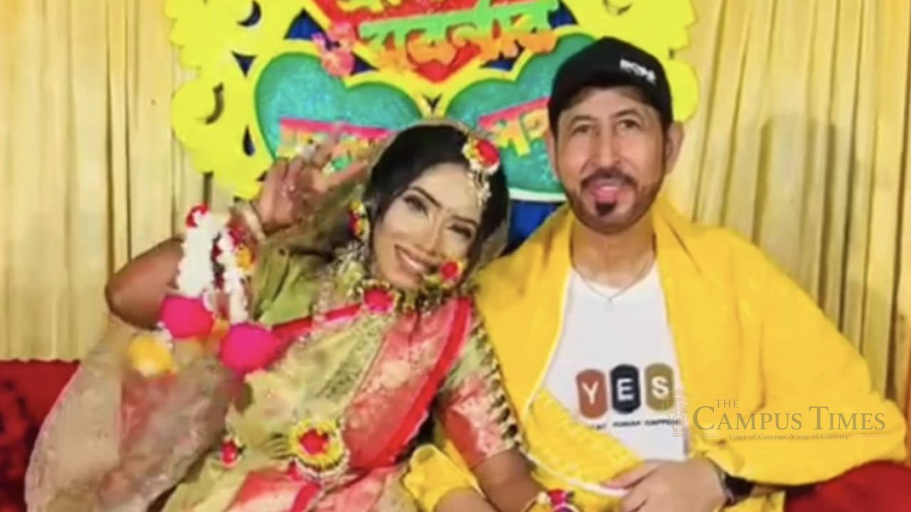 প্রেমের টানে শরীয়তপুরে ছুটে এলেন পঞ্চাশোর্ধ্ব আমিরাত নাগরিক