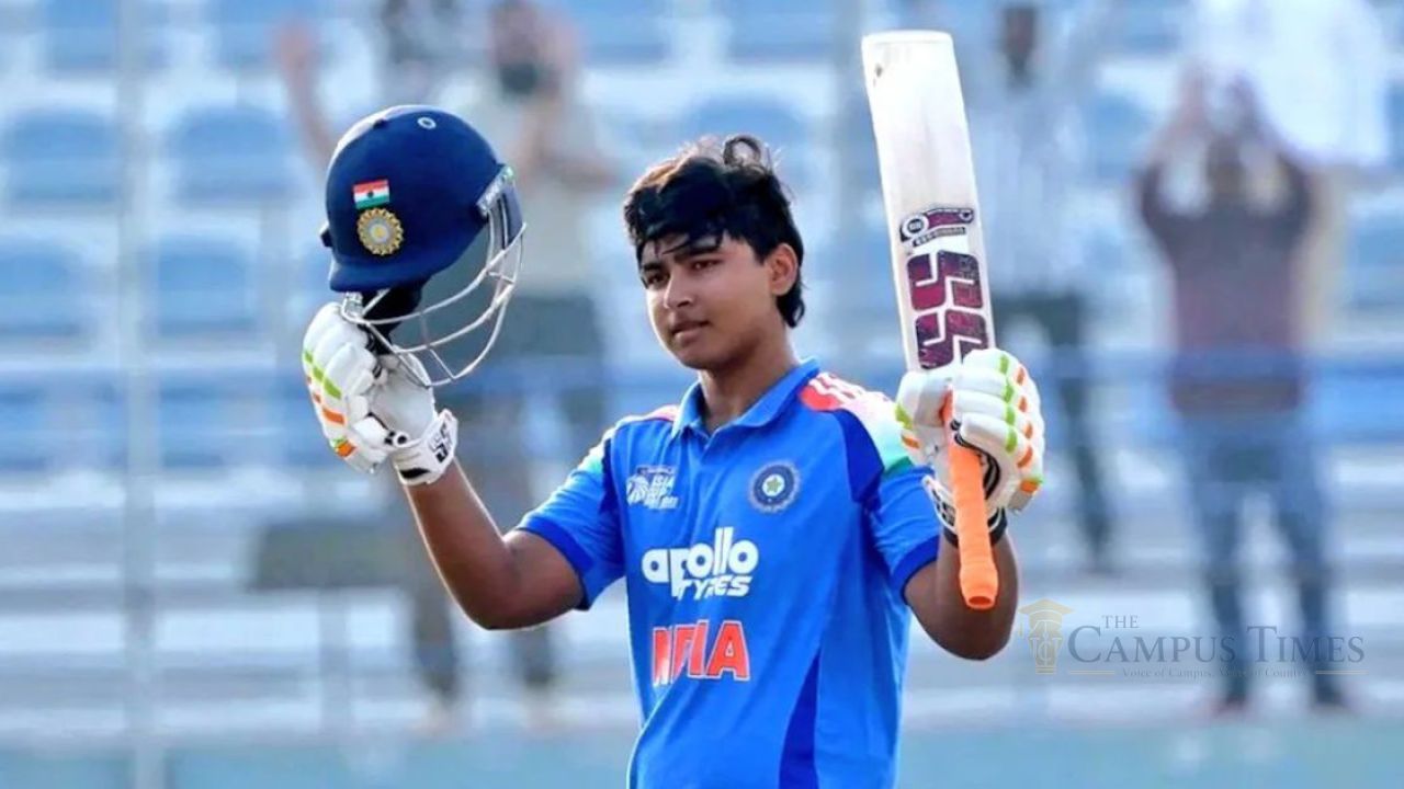 মাত্র ১৫ বছর বয়সে দ্রুততম ফিফটির বিশ্বরেকর্ড গড়লেন বৈভব সূর্যবংশী