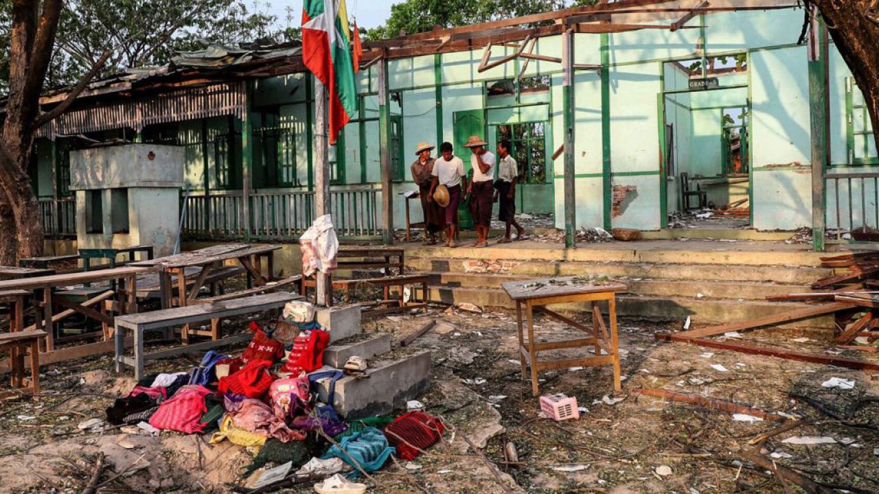 গৃহযুদ্ধ: মিয়ানমারে স্কুলবঞ্চিত ৬৩ লাখ শিশু