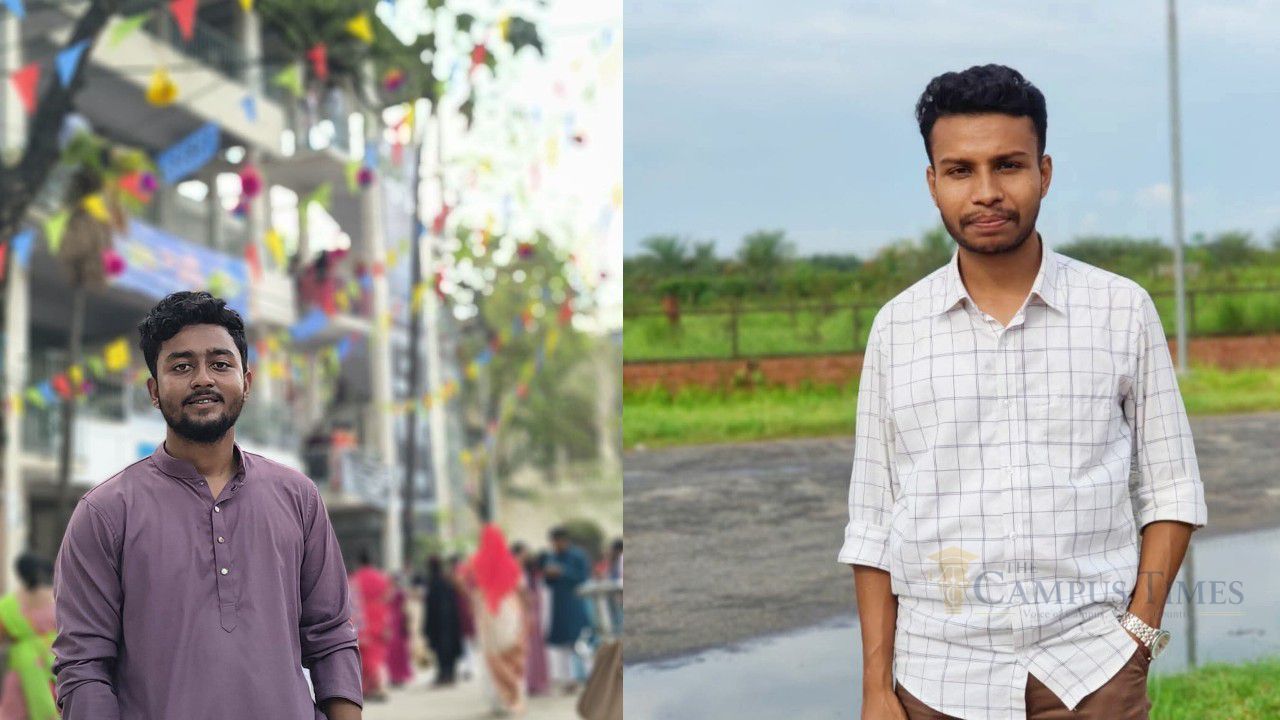 মেসডা জগন্নাথ বিশ্ববিদ্যালয়ের নেতৃত্বে  আবুজার গাফ্ফার ও লিখন ইসলাম। 