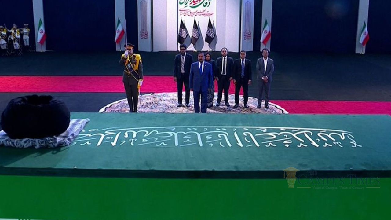 খামেনিকে শেষ শ্রদ্ধা জানালেন স্পিকার হাফিজ উদ্দিন