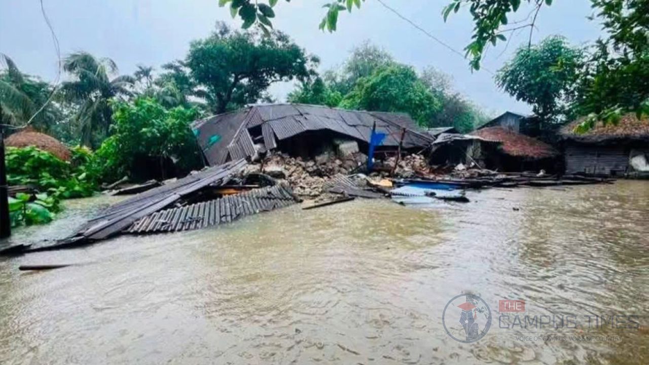 চট্টগ্রামের বাঁশখালীতে বন্যার পানিতে ভেসে প্রাণ গেল তিন শিশুর