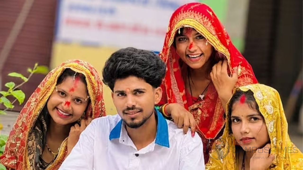এক যুবককে বিয়ে করলেন তিন বোন, ভাইরাল ভিডিও ঘিরে বিতর্ক