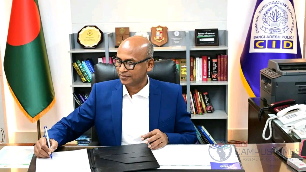 সিআইডি প্রধানের দায়িত্ব নিলেন অ্যাডিশনাল আইজিপি ব্যারিস্টার মোহাম্মদ মোশাররফ হোছাইন