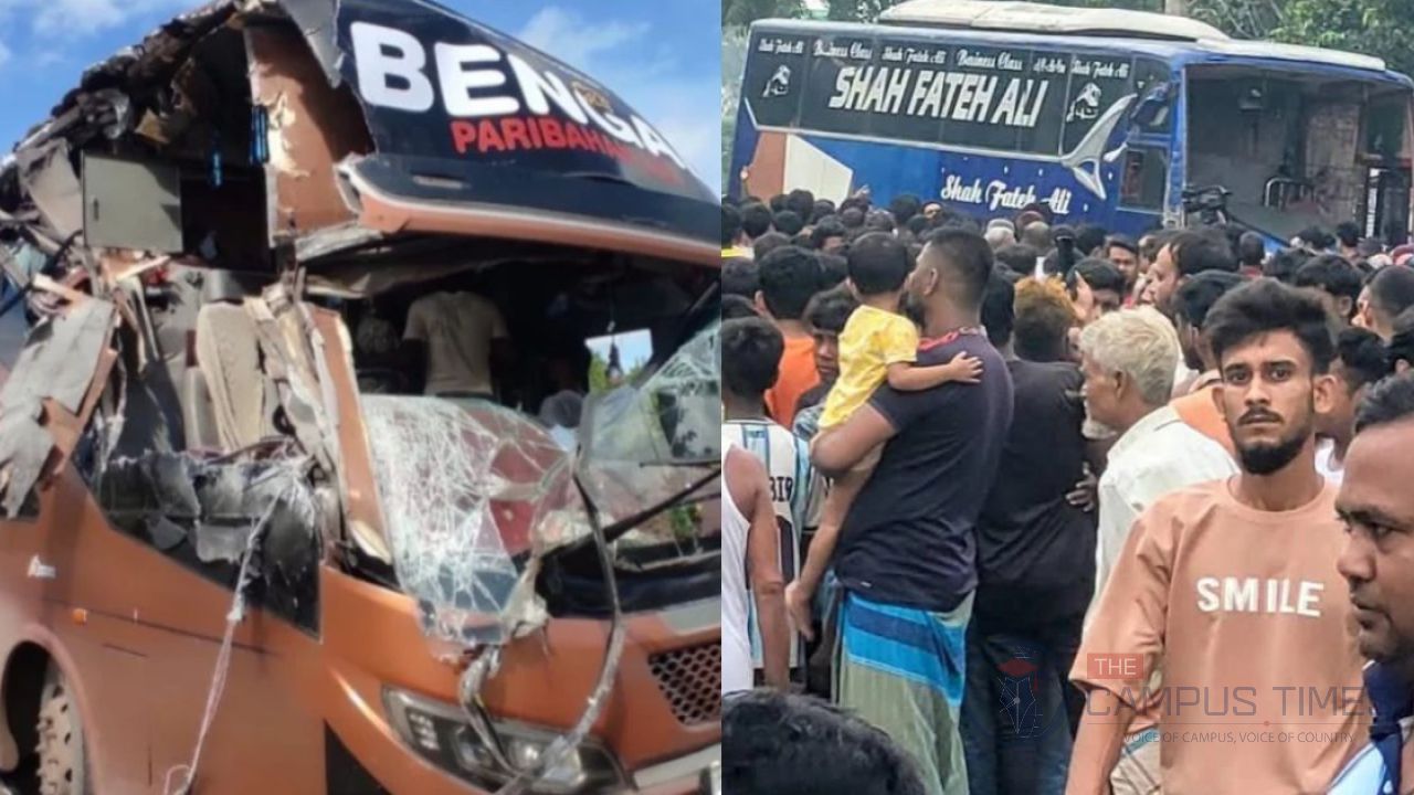 দুই ঘণ্টার ব্যবধানে সড়ক দুর্ঘটনায় শিশুসহ প্রাণ গেলো ১৫ জনের 