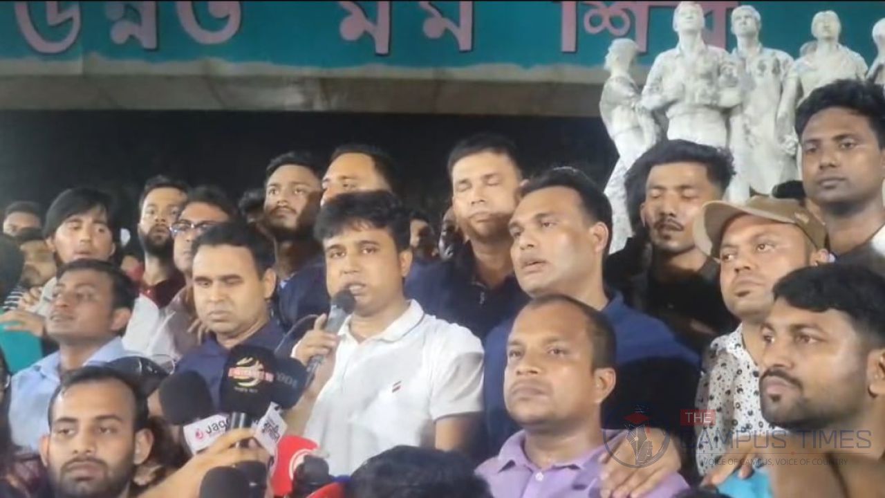 বিএনপি সরকারের ১৮০ দিন পূর্তিতে ঢাবিতে আনন্দ মিছিল, শ্যামল মালুমের নেতৃত্বে